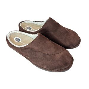 Dr. Comfort Brown Slip On Lounge Shoes Mens Size 10